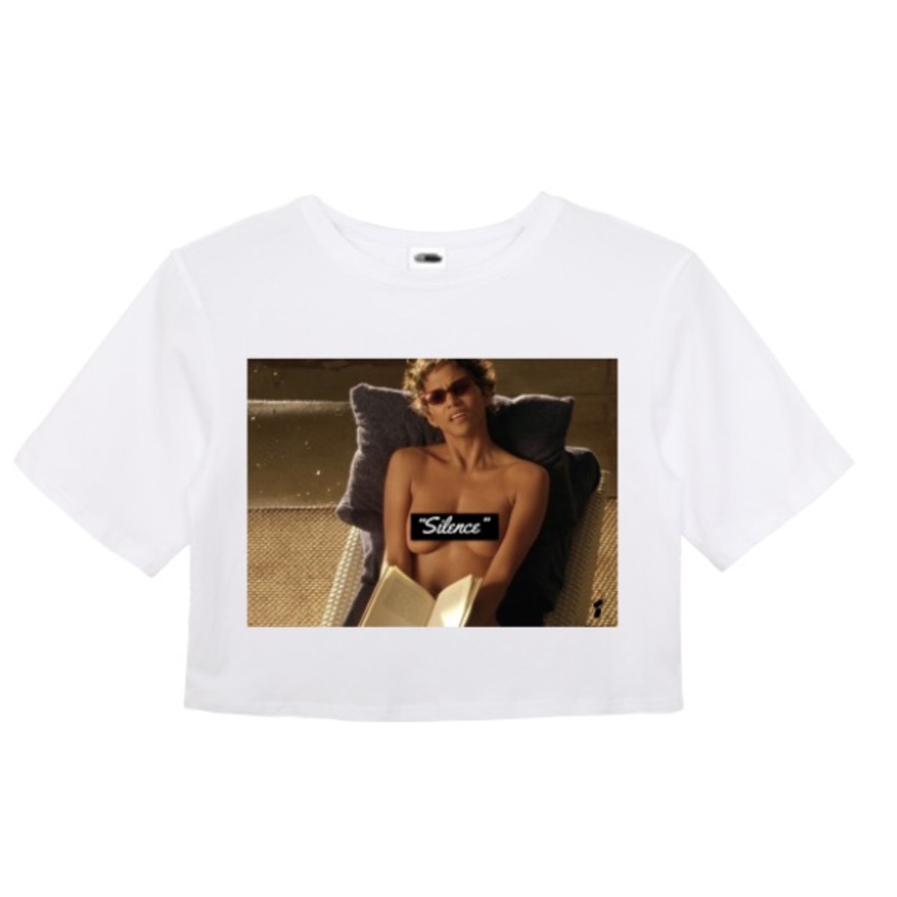Halle Berry Graphic Crop